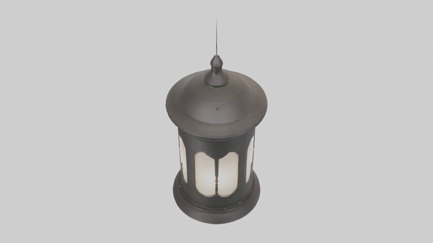 3D model Outdoor lantern model VR / AR / low-poly