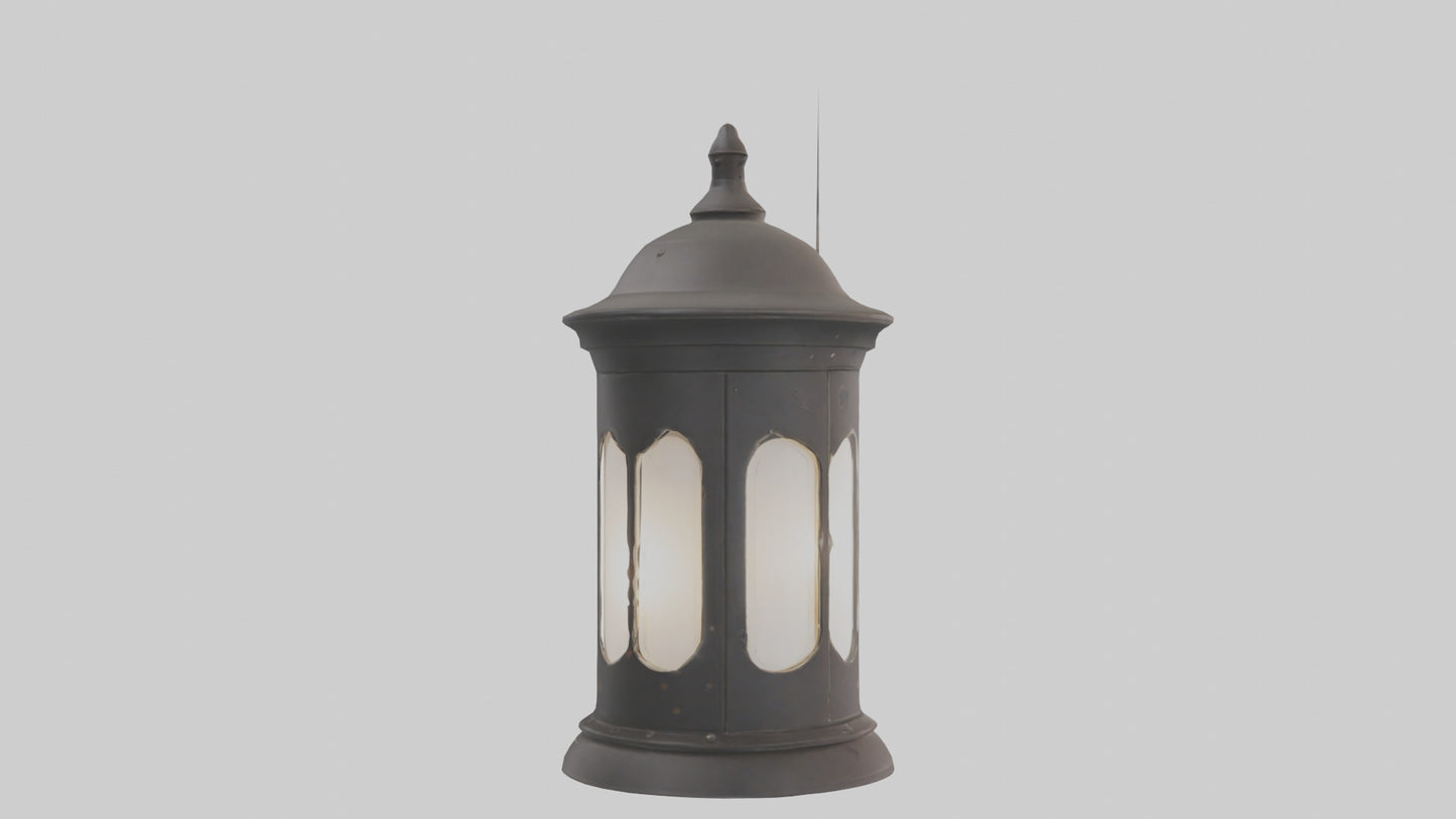 3D model Outdoor lantern model VR / AR / low-poly