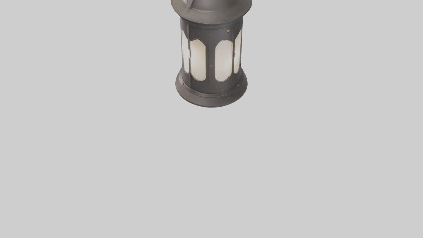 3D model Outdoor lantern model VR / AR / low-poly