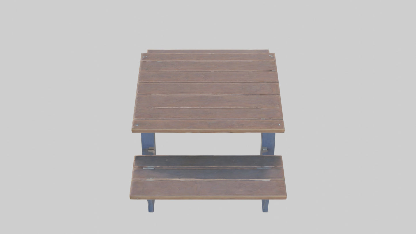 Outdoor Picnic Table model 3D model
