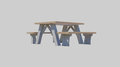 Outdoor Picnic Table model 3D model