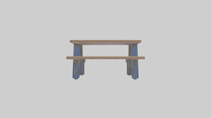 Outdoor Picnic Table model 3D model