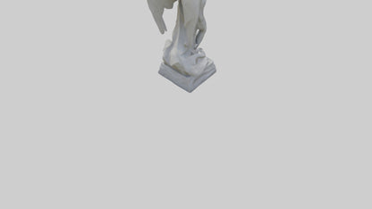 Outdoor stone statue model VR / AR / low-poly
