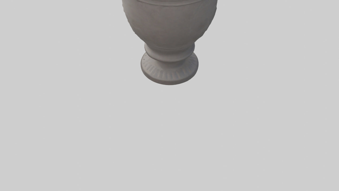 Outdoor vase model 3D model