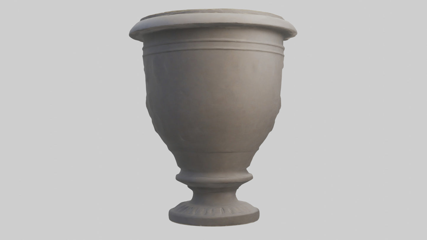 Outdoor vase model 3D model