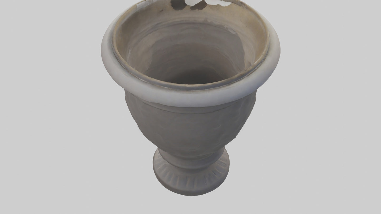 Outdoor vase model 3D model