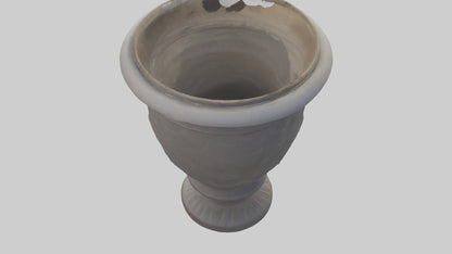 Outdoor vase model 3D model