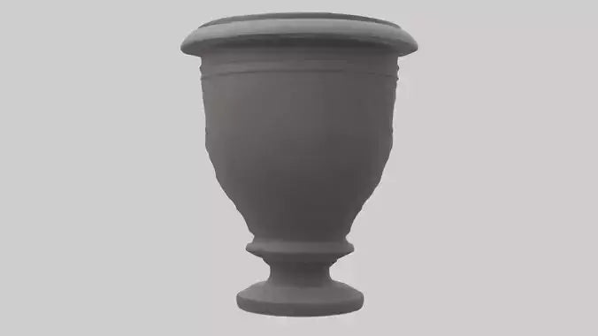 Outdoor vase model 3D model