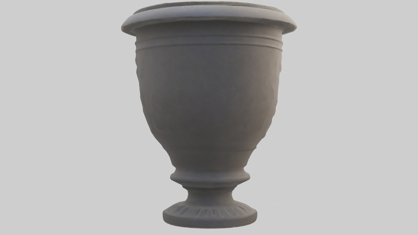 Outdoor vase model 3D model