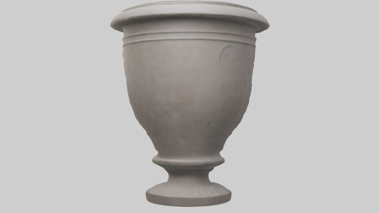Outdoor vase model 3D model