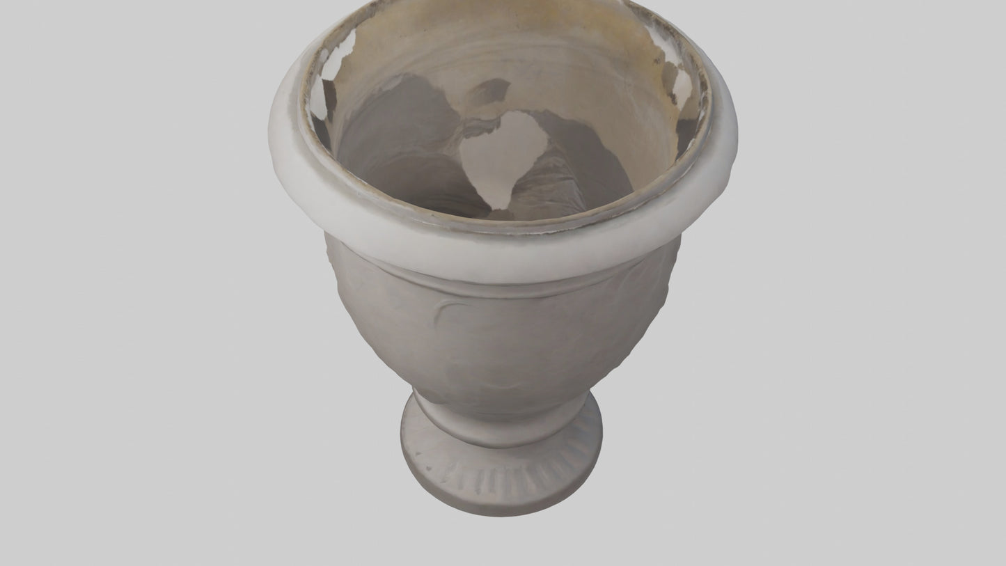 Outdoor vase model 3D model