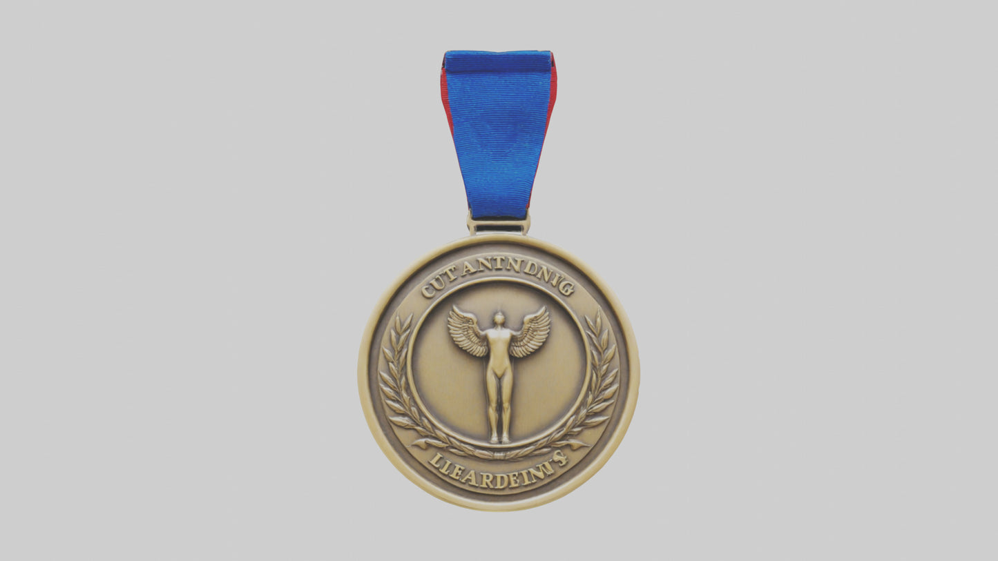 Outstanding Leadership Medal model 3D model