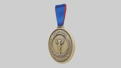 Outstanding Leadership Medal model 3D model