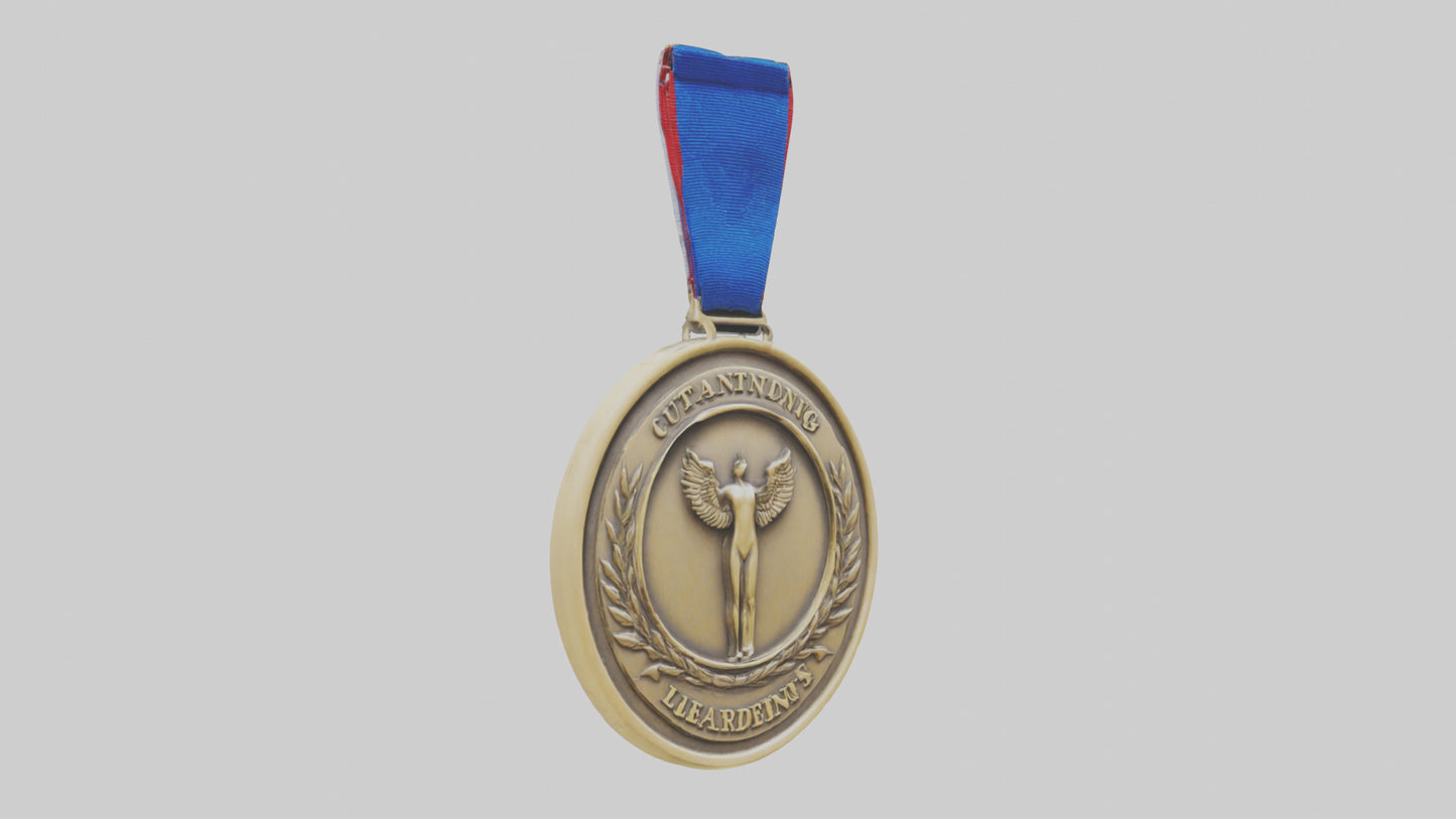 Outstanding Leadership Medal model 3D model