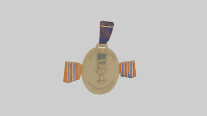 Outstanding Volunteer Medal model 3D model