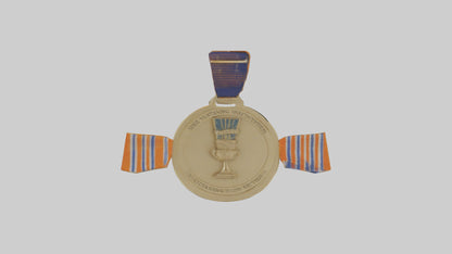 Outstanding Volunteer Medal model 3D model