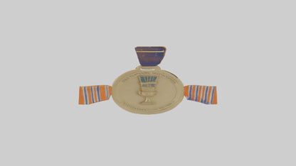 Outstanding Volunteer Medal model 3D model
