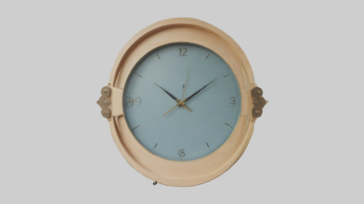 Oval Wall Clock model 3D model