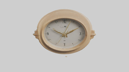 Oval Wall Clock model 3D model
