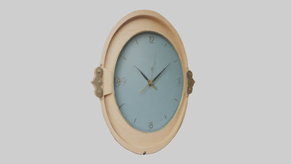 Oval Wall Clock model 3D model
