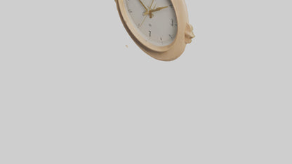 Oval Wall Clock model 3D model
