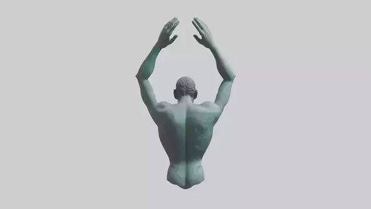 Overcoming Boundaries statue model 3D model