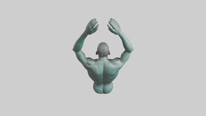 Overcoming Boundaries statue model 3D model
