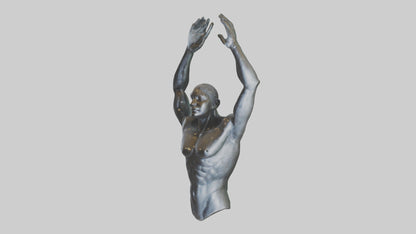 Overcoming Boundaries statue model 3D model