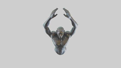 Overcoming Boundaries statue model 3D model