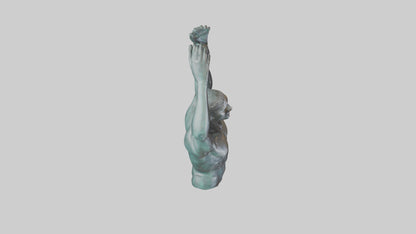 Overcoming Boundaries statue model 3D model