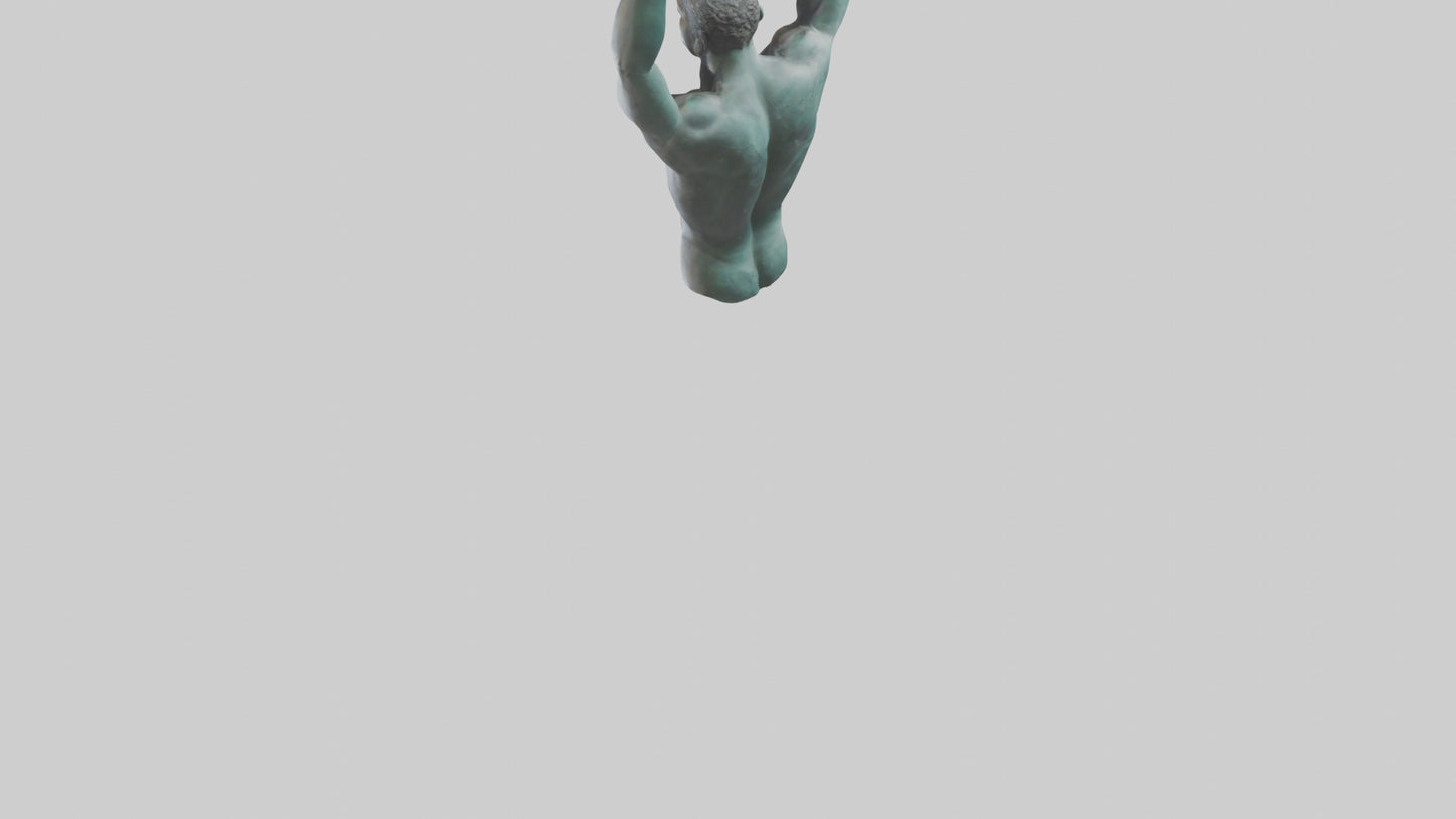 Overcoming Boundaries statue model 3D model