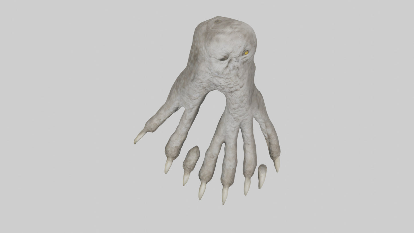 Owl Talons Model VR / AR / low-poly