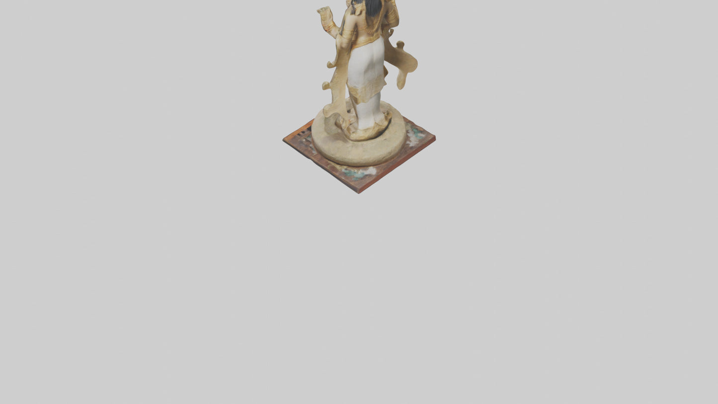 3D model Oya statue model VR / AR / low-poly