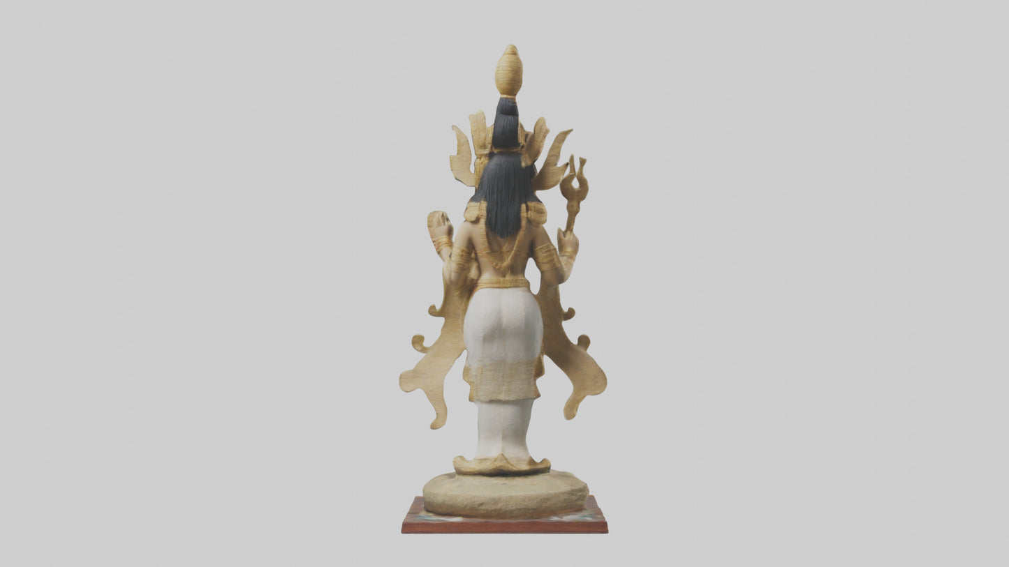 3D model Oya statue model VR / AR / low-poly
