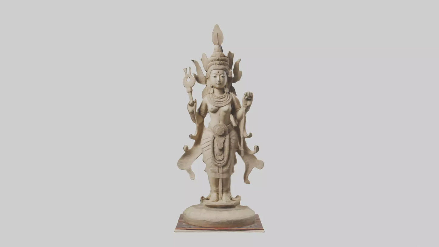 3D model Oya statue model VR / AR / low-poly
