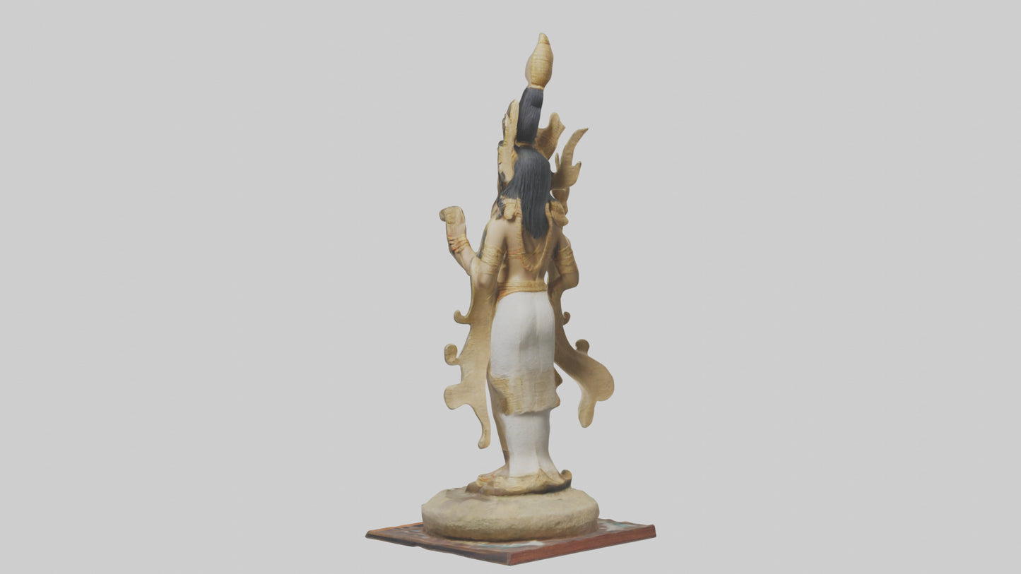3D model Oya statue model VR / AR / low-poly