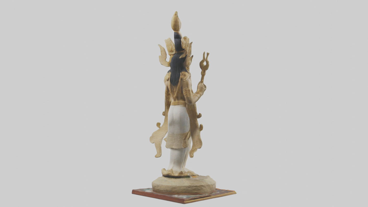 3D model Oya statue model VR / AR / low-poly