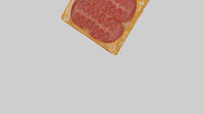 3D model Packaged Pepperoni model VR / AR / low-poly