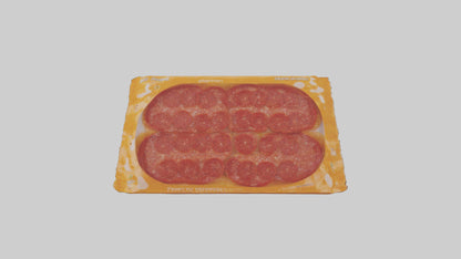 3D model Packaged Pepperoni model VR / AR / low-poly