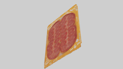 3D model Packaged Pepperoni model VR / AR / low-poly