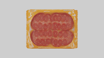3D model Packaged Pepperoni model VR / AR / low-poly