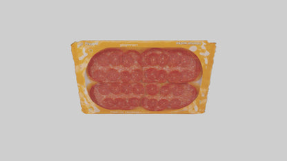 3D model Packaged Pepperoni model VR / AR / low-poly