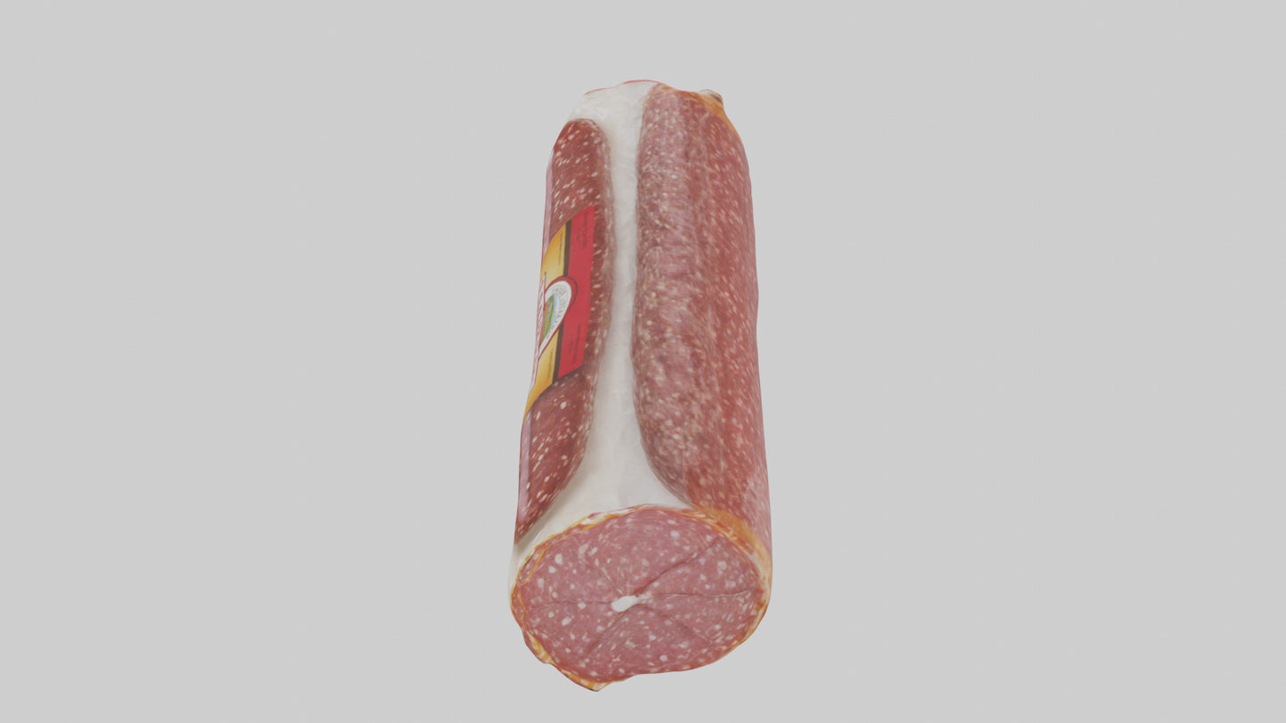 3D model Packaged Salami model VR / AR / low-poly