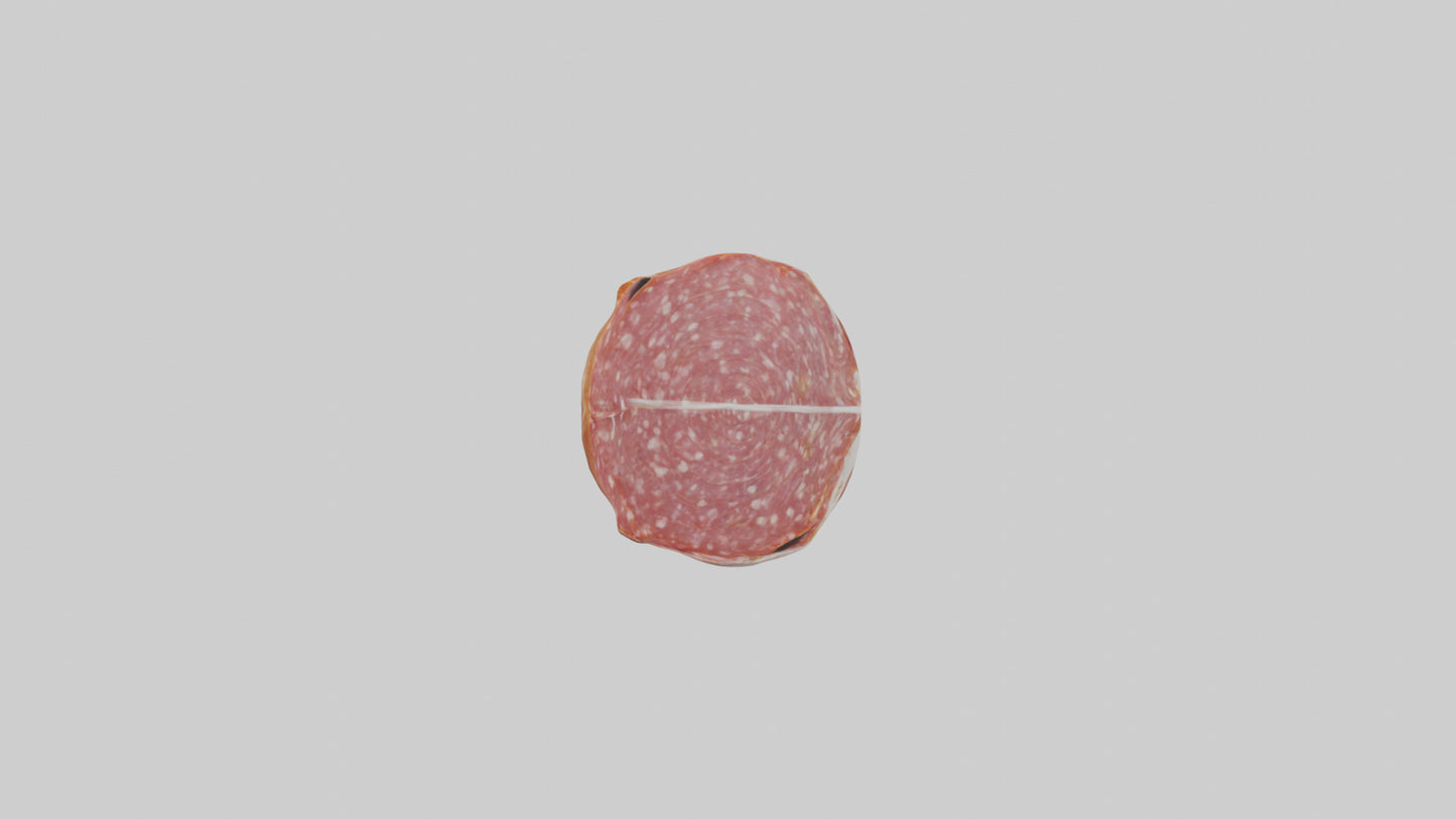 3D model Packaged Salami model VR / AR / low-poly