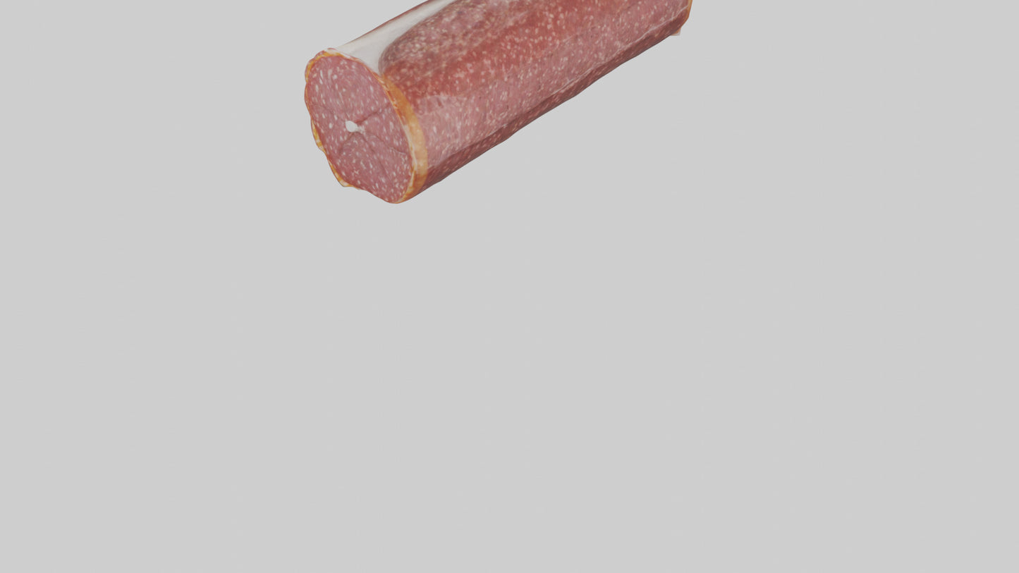 3D model Packaged Salami model VR / AR / low-poly