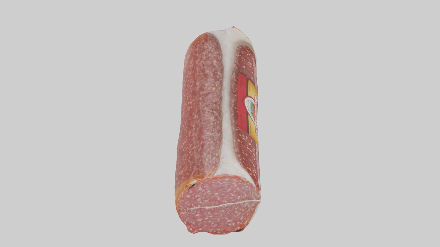 3D model Packaged Salami model VR / AR / low-poly
