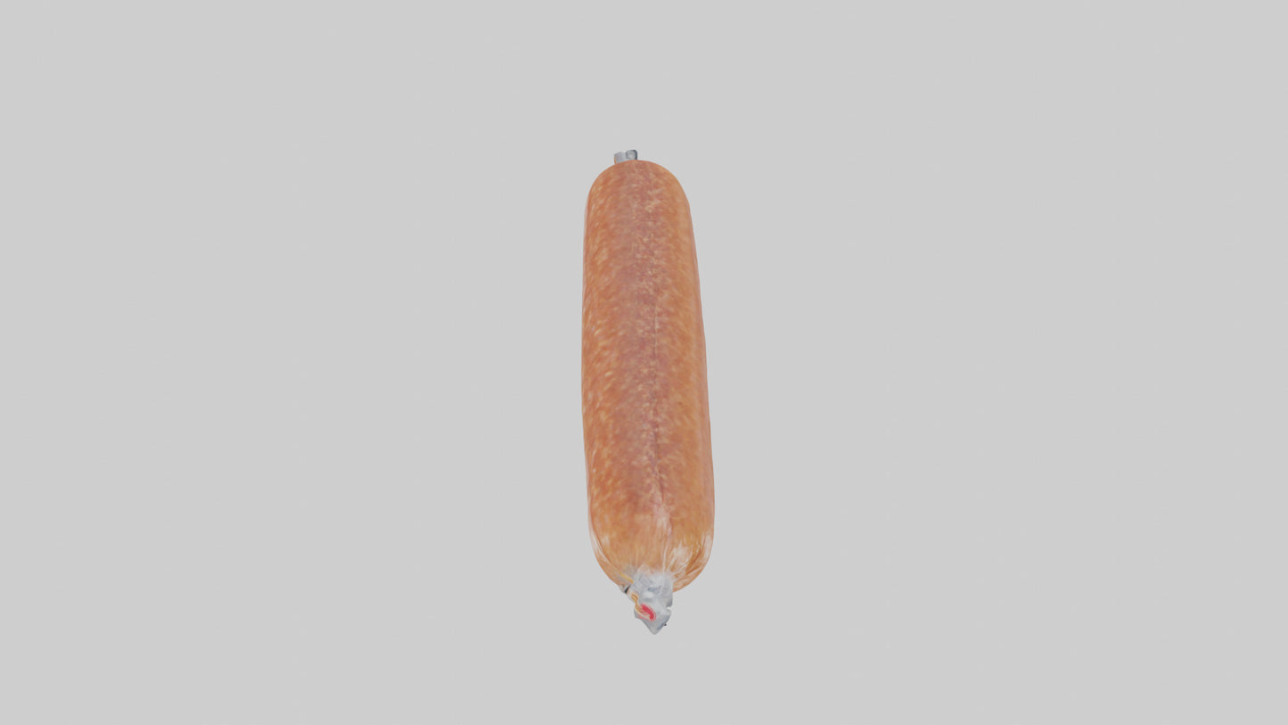 3D model Packaged Sausage model VR / AR / low-poly