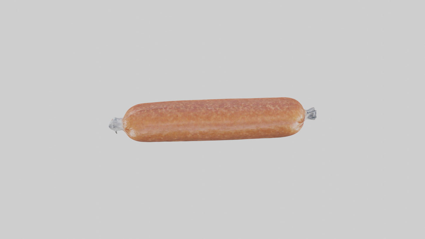 3D model Packaged Sausage model VR / AR / low-poly