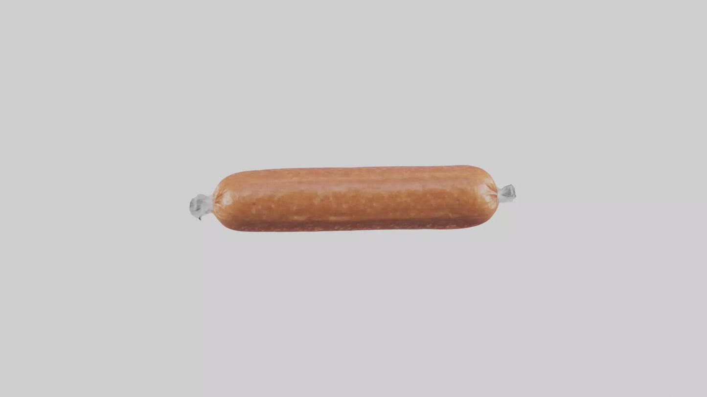 3D model Packaged Sausage model VR / AR / low-poly
