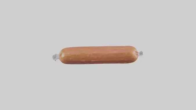 3D model Packaged Sausage model VR / AR / low-poly